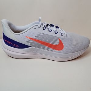 Nike Air Winflo 9 Football Grey/Bright Crimson  DD6203 006